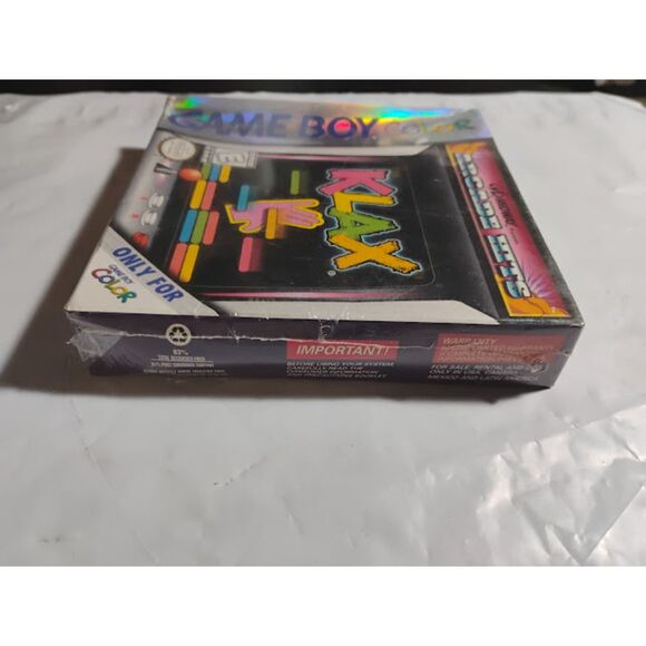 Nintendo Game Boy Color Game Klax New & Sealed In Box - Picture 3 of 9